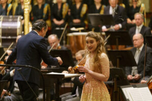 Geburtstagskonzert im Musikverein mit Nikola Hillebrandt, Wiener Philharmoniker, Tugan Sokhiev und dem Singverein